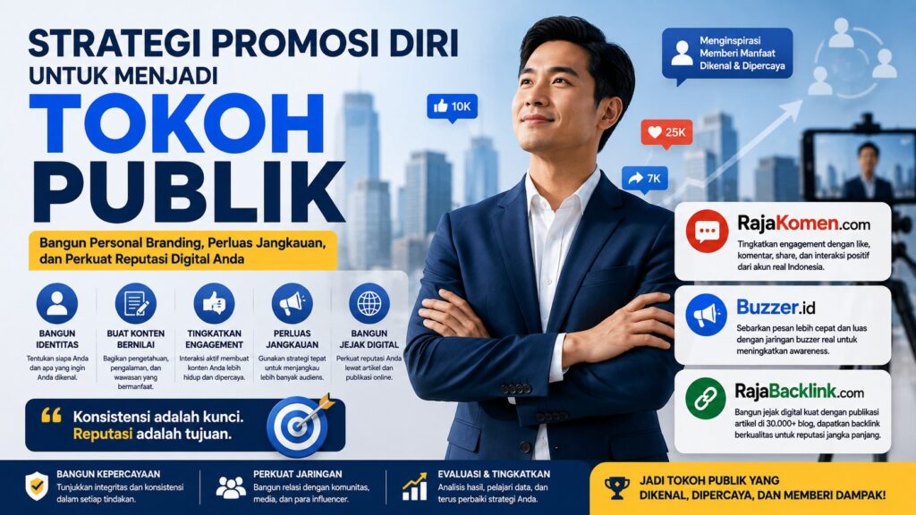 Bagaimana Strategi Promosi Diri agar Bisa Dikenal sebagai Tokoh Publik?